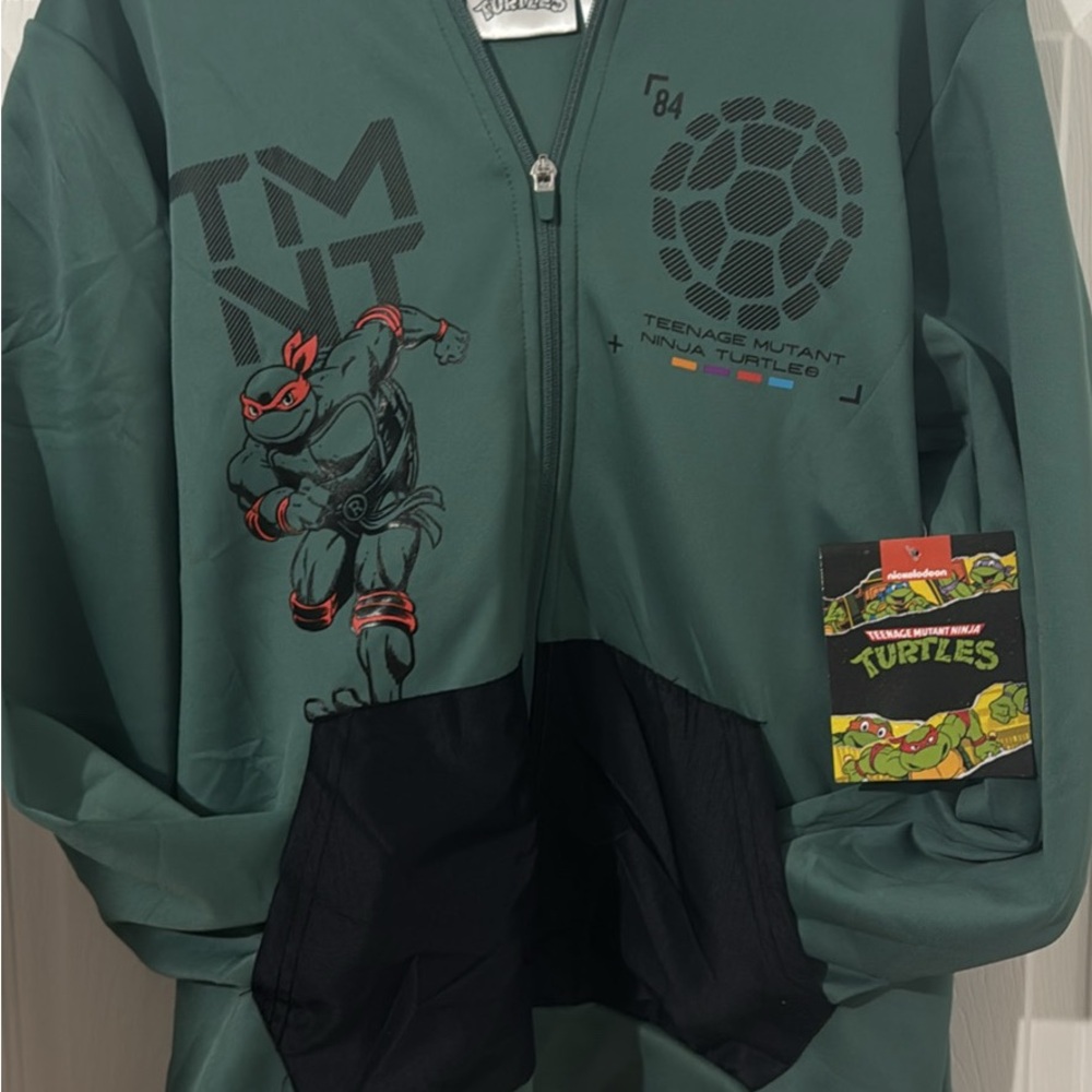 Teenage Mutant Ninja Turtles Green and Black Jacket